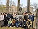 Group photo on CAU campus with doctoral researchers and scientists, 30 March, 2021 (Photo: Ms. Ruotong Si / CAU)